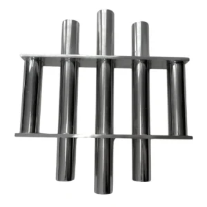 Průmyslový magnet do násypky typ 250 s mřížkovým uspořádáním magnetických tyčí pro efektivní separaci kovů